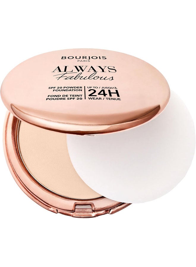 BOURJOIS PARIS Always Fabulous Powder Foundation SPF20 - Image 1