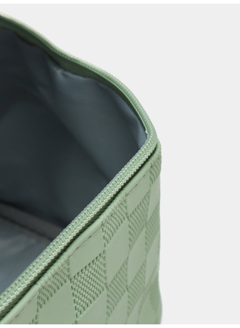 حقيبة مكياج نسائية - حقيبة مستحضرات تجميل من جلد البولي يوريثان، منظم مكياج للسفر، حقيبة أدوات الزينة خفيفة الوزن، حقيبة محمولة متعددة الوظائف لمستحضرات التجميل وإكسسوارات التجميل - Image 5