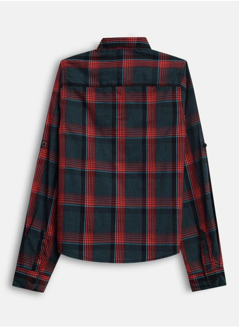 Bonkids Regular Long Sleeve Printed Multicolour Cotton Shirt For Boys 100 % Cotton  - Image 2