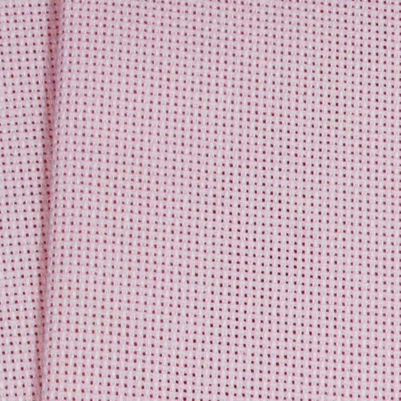KCS 19" x 28"(48cmx72cm) 18CT Counted Cotton Aida Cloth Cross Stitch Fabric (Pink) - Image 2
