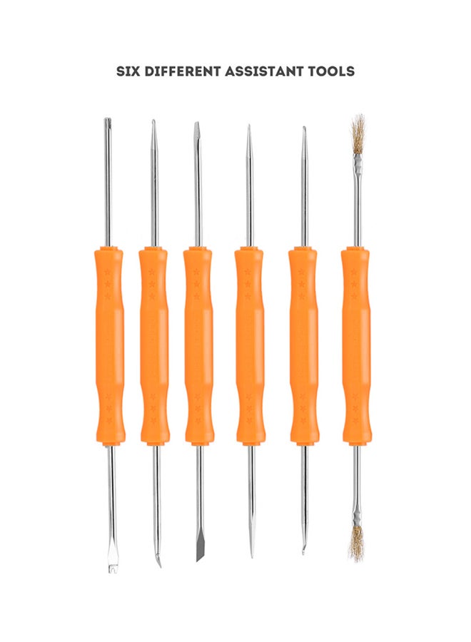 Soldering Iron Kit With Temperature Control Multicolour 26.50×14.70×4.00centimeter - Image 2