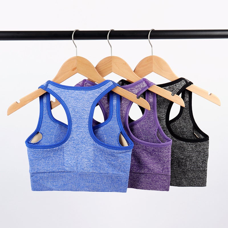 Yoga Sports Bra For Fitness And Running, Shockproof, Gathering And Shaping, Moisture-Wicking, Wireless, Essential For Women'S Yoga - Image 3
