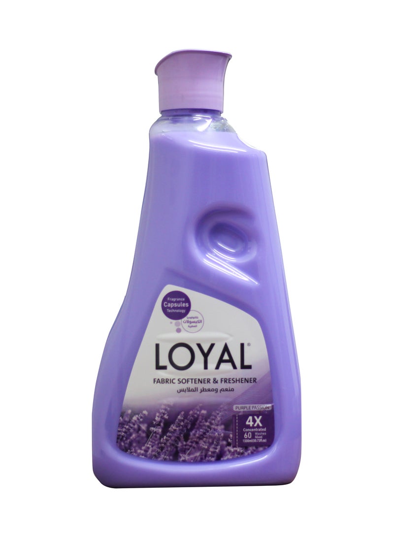 loyal Fabric Softener & Freshener Concentrated, Purple Passion, 750ml - Image 1