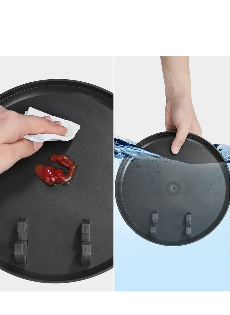 Car Cup Holder Tray, Car Tray Table for Eating with Cell Phone Slot, Lap Tray for Car Universal Adjustable Cup Tray Holder 360° Swivel Tray Fits Vehicle, Boats,Golf Cart, SUV,Truck and All Cars - Image 4