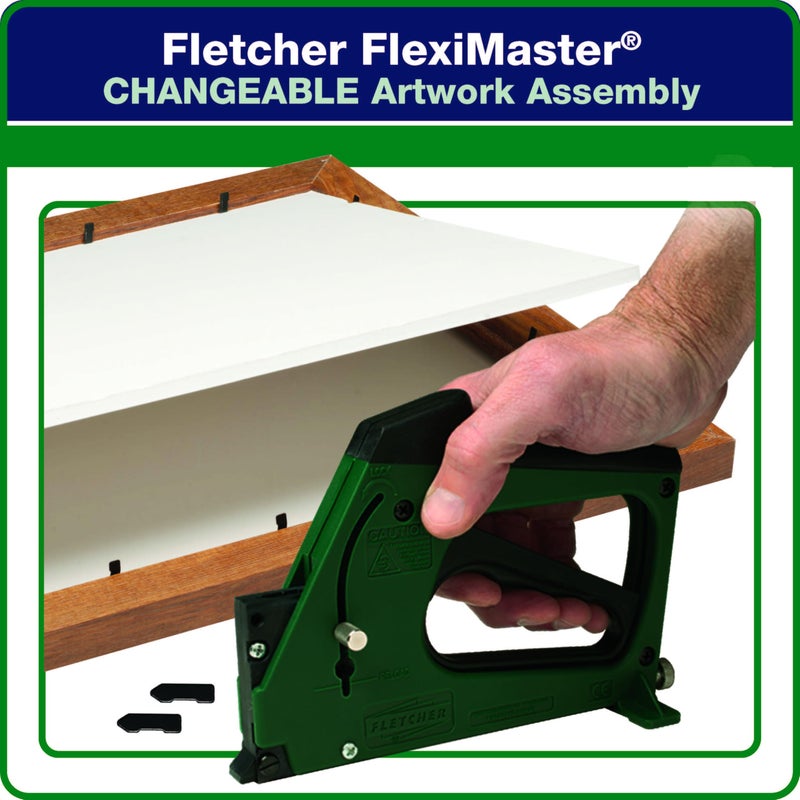 FletcherÂ® FlexiMasterÂ® Professional Picture Frame Point-Staple Driver - Used Geninue Flexi-Points-Staples - Image 2