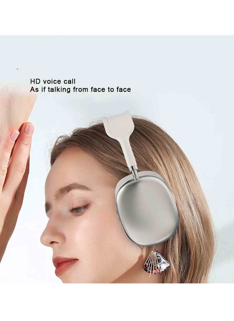 Wtech - P9 Best Quality Wireless Headset Over-Ear Headphone Grey - Image 1