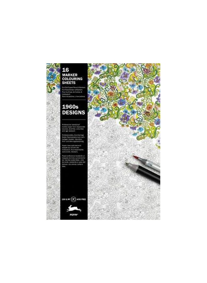 كتب تلوين ماركر: تصميمات الستينيات 