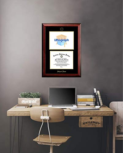 Campus Images NCAA UC Davis Aggies Gold Embossed Diploma Frame with Lithograph Multicolor One Size - Image 2