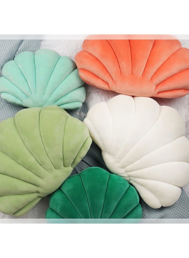 Yi-gog Sea Princess Seashell Decorative Pillow,1 Velvet Throw Pillowcases Sea Ocean Theme Seashell Conch Decorative Pillowslip Home Office Decor Seash - Image 3