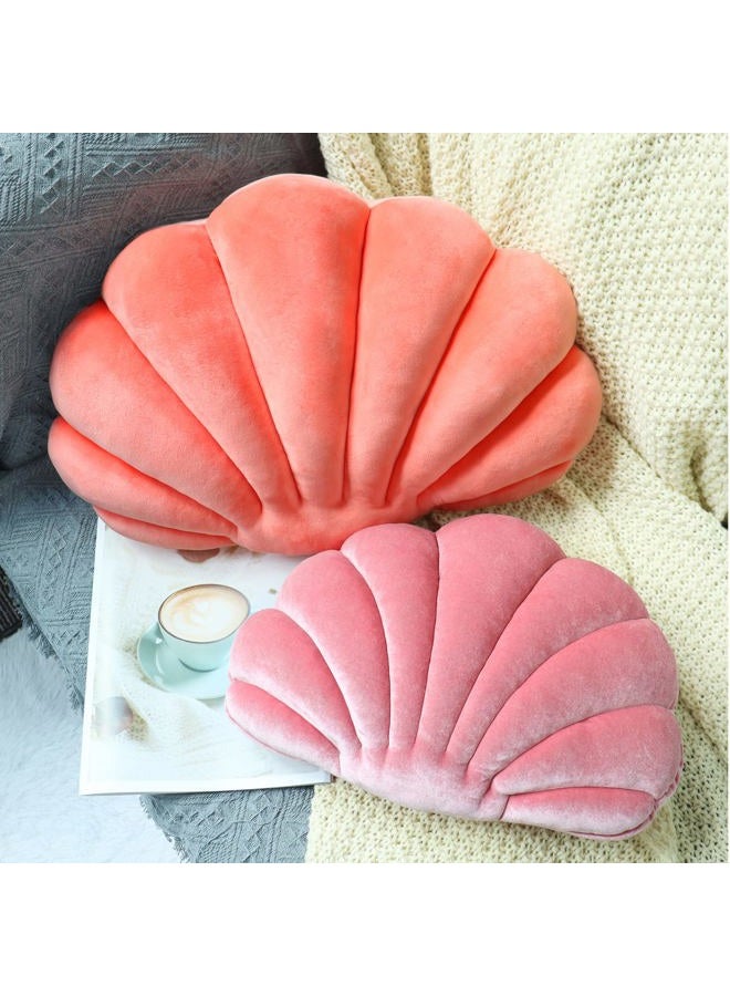 Yi-gog Sea Princess Seashell Decorative Pillow,1 Velvet Throw Pillowcases Sea Ocean Theme Seashell Conch Decorative Pillowslip Home Office Decor Seash - Image 4