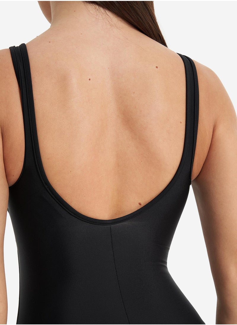 Joss Joss Women's Swimsuit with Internal Support Black/White – Removable Cups, Creora Highclo Fiber, Chlorine-Resistant, Stylish and Comfortable  - Image 5