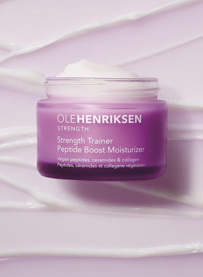 Ole Henriksen مرطب الوجه المعزز بالببتيد من أولي هينريكسن سترينث ترينر مع السيراميدات والكولاجين بحجم كامل غير مغلق 1.7 أونصة سائلة 50 مل جرة - Image 5