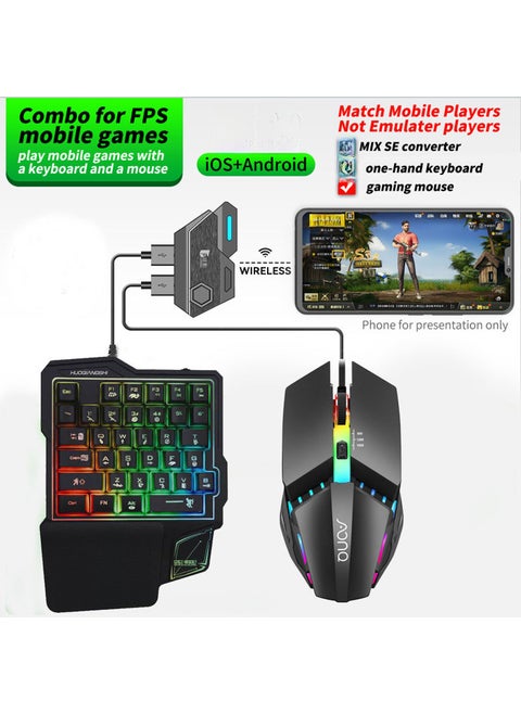 Multi-Platform Gaming Keyboard Mouse Set for Shooter GamesG101 + SE throne + M3 Black G101 + SE throne + M3 Black