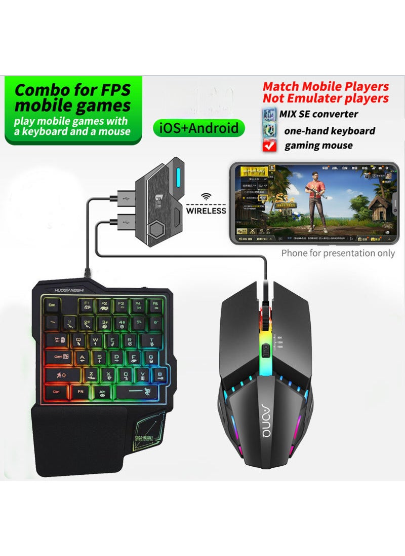 Generic - Multi-Platform Gaming Keyboard Mouse Set for Shooter GamesG101 + SE throne + M3 Black G101 + SE throne + M3 Black - Image 1
