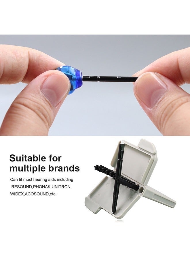 general 40-PCS 1mm Hearing Aid Ear Wax Guard Filters Cleaning Tool Accessories Hearing Aid Wax Guard Filters for phonak, widex, and Resound Hear Clear Hearing aid Filters - Image 5