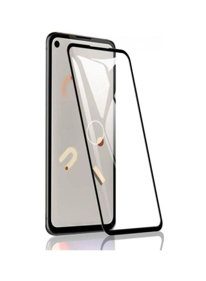 NIBEMINENT Grand Shieldz 3D Tempered Glass Screen Protector For Google Pixel 4a 4G (5.81 inch) Clear/Black - Image 3