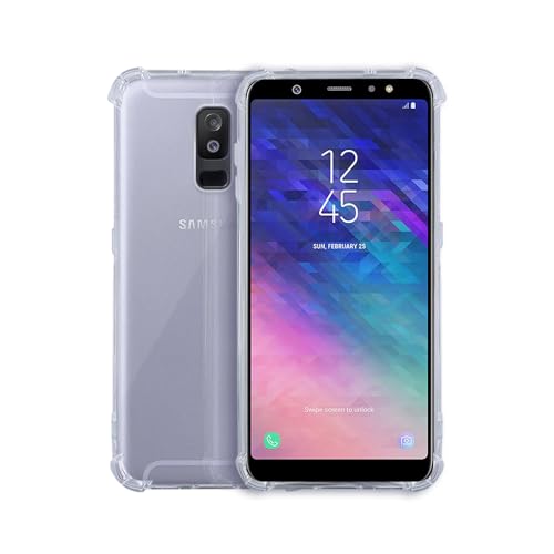 7-Seven 7SEVEN® Back Cover for Samsung Galaxy A6 Plus Transparent Mobile Back Case Shock Proof Design Camera Edges Protection Crystal Clear Phone Case Silicon Soft TPU and Flexible Bumper Phone Cover - Image 1