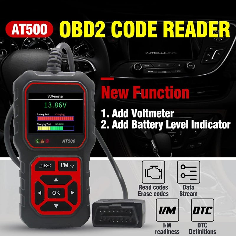 iKiKin أداة تشخيص ماسح iKiKin AT500 OBD2 - Image 3