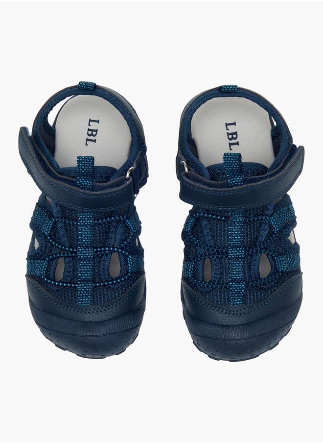 LBL by Shoexpress Boys Mesh Detail Sandals With Hook And Loop Closure  - Image 2