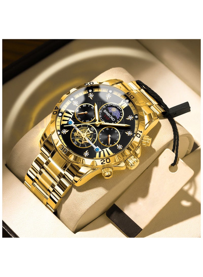 Men's Business Student Luminous Waterproof High-End Quartz Watch