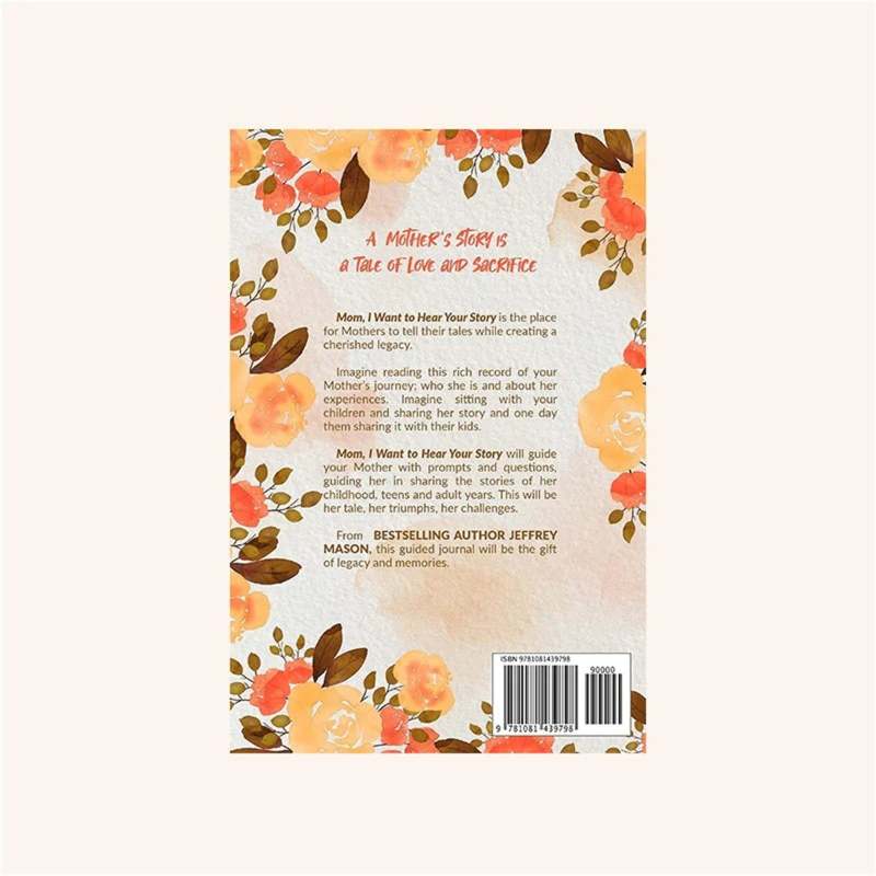 Hear Your Story Notebook: 110 Pages Yellow Journal for Mom - Gift Story Notebook for Mother's Day - Image 2