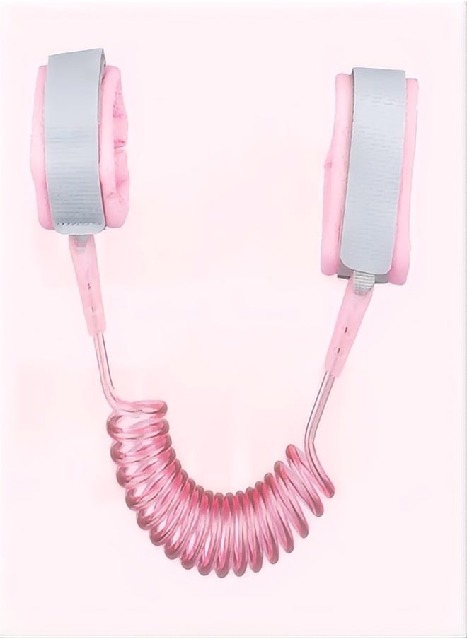 HaveDream - Children's Anti-Lost Safety Wristband, Fixed Head Ordinary Pink (OPP Bag) 2 Meters - Image 1