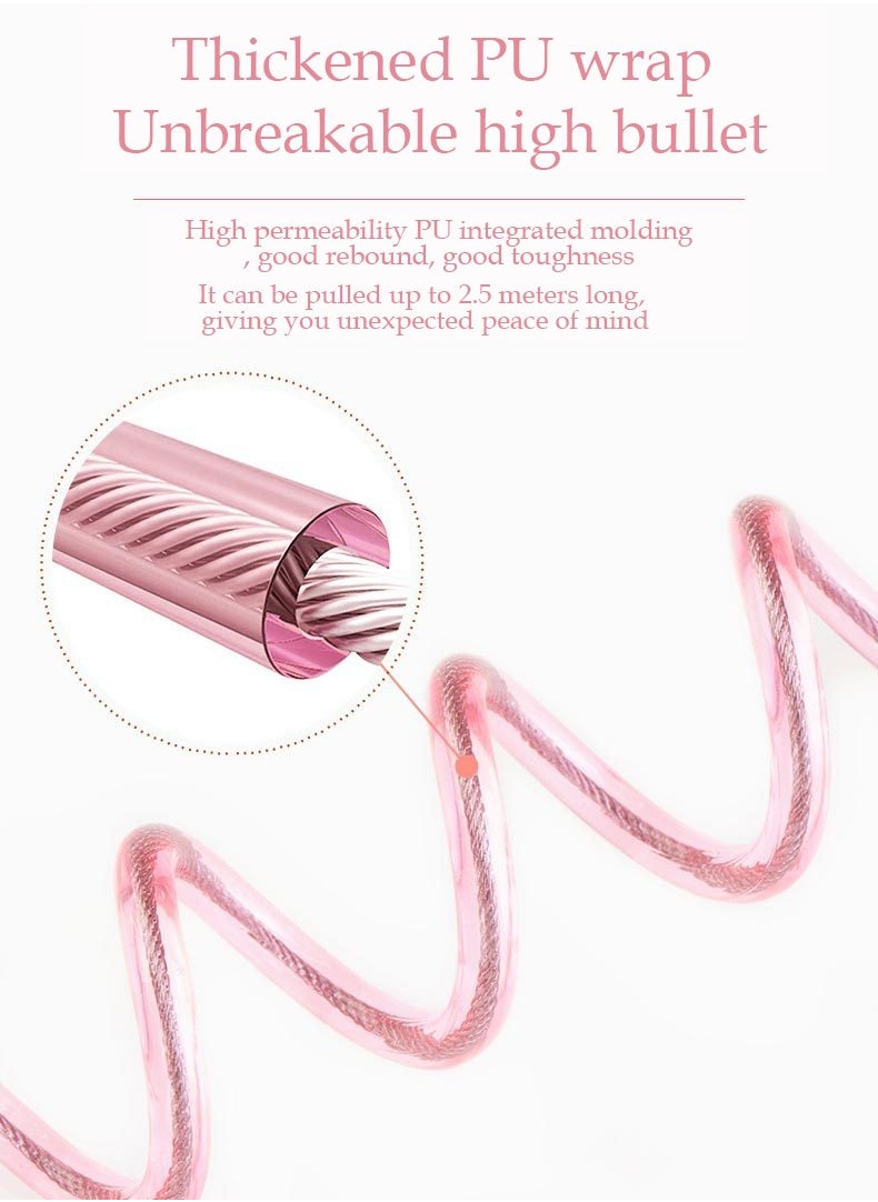 HaveDream - Children's Anti-Lost Safety Wristband, Fixed Head Ordinary Pink (OPP Bag) 2 Meters - Image 1