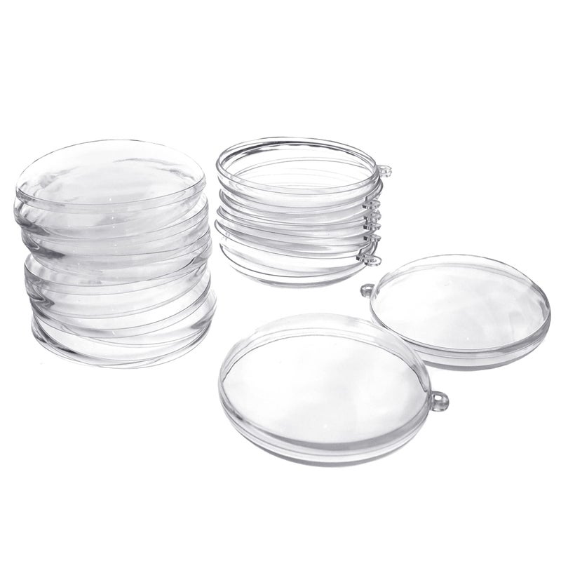 Homeford Fillable Plastic Clear Oval Ornament  2-3/4-Inch  12-Count - Image 3