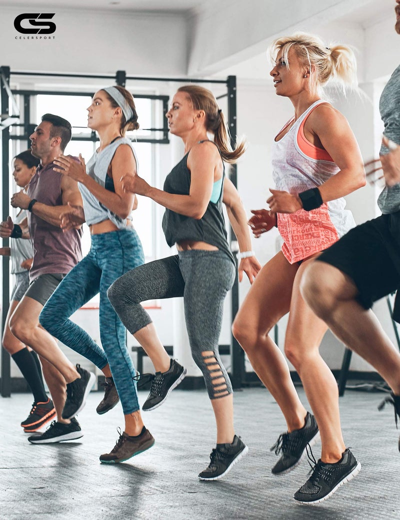 CS CELERSPORT 6 Pack Women's Ankle Running Socks Cushioned Low Cut Tab Athletic Socks, Black Mixed, Medium - Image 5