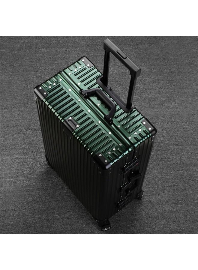 NKX Hardcase Travel Suitcase Al-Mg Alloy Luggage Trolley With 4 Spinner Wheel 20 Inch - Image 1