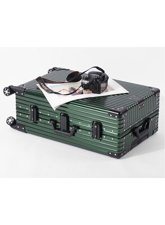 NKX Hardcase Travel Suitcase Al-Mg Alloy Luggage Trolley With 4 Spinner Wheel 20 Inch - Image 3