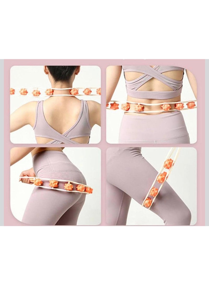 Cellulite massager, portable handheld massage roller, compact and attractive body slimming tool, sports accessory for waist, legs, abdomen, neck and foot muscles, random color, 1 piece - Image 2