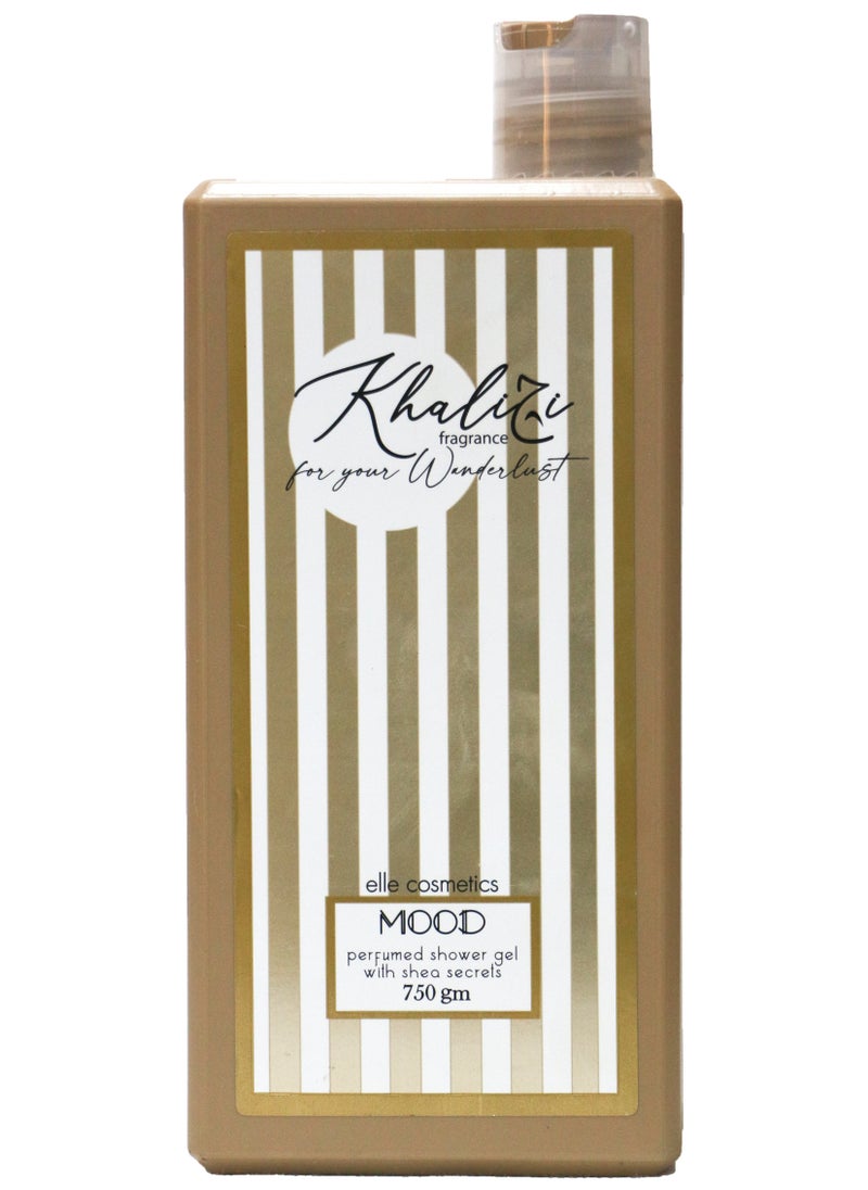 MOOD Mood Khaliji Shower Gel 750 Gm + Lofa Multi Color  - Image 2