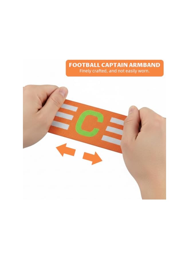 Green Tiger erorexSenston Soccer Ball Captains Armbands for Adult and Youth 2Pcs-Multicolor - Image 5