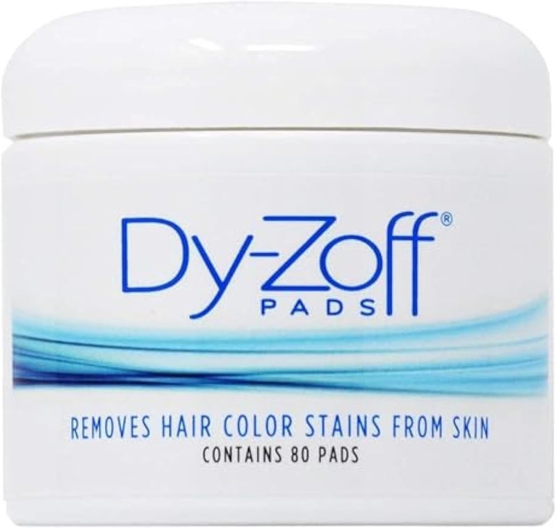 Barbicide Dy-Zoff Hair Color Stain Remover Pads - 80 Count Jar - Image 1