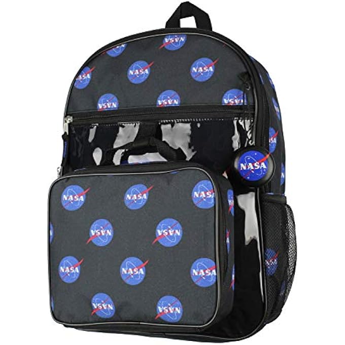 NASA Meatball Logo Backpack Lunch Bag Water Bottle Squishy Toy Ice Pack 5 PC Mega Set - Image 3
