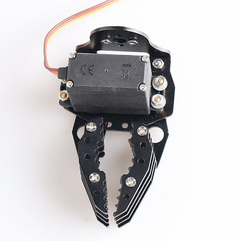 Swaytail Professional Metal Robot ArmGripperMechanical ClawClampClip with High Torque Servo RC Robotic Part Educational DIY for ArduinoRaspberry Pie Science STEAM Maker Platform Black - Image 2
