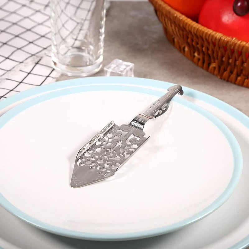 Haofy Absinthe Spoon, Stainless Steel Wormwood Spoon, 4 Optional Types, Bitter Scoop Glass Cup Drinking Filter, Bar Cocktail Tea Coffee Stirring Slotted Spoon(#1) - Image 3