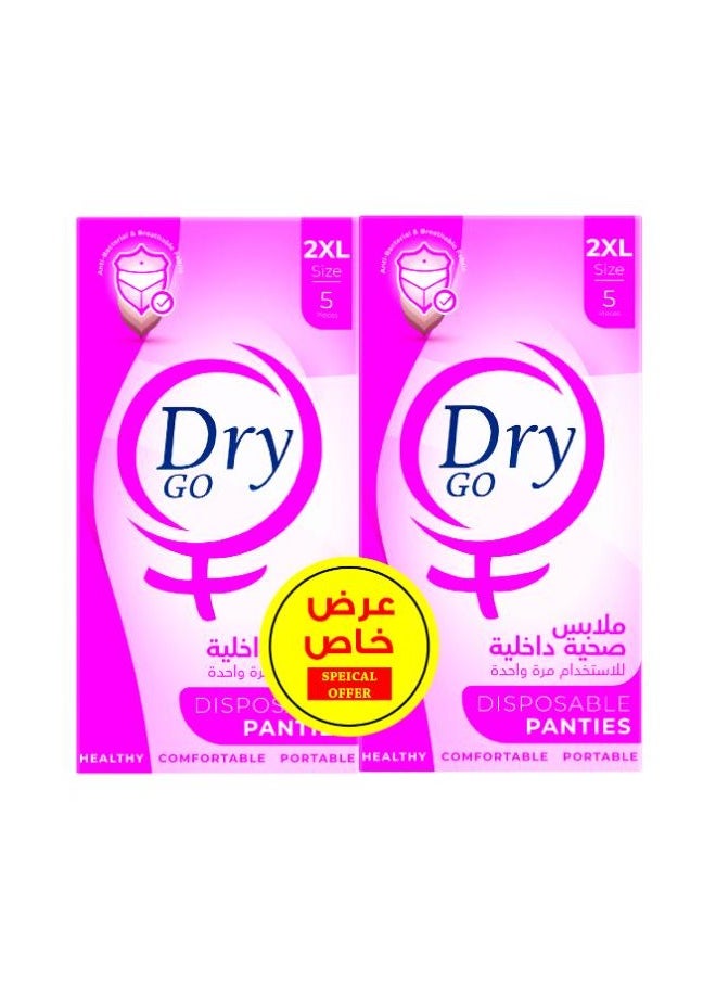 Dry Special Offer Disposable Panties 10 Pieces 2Xl 