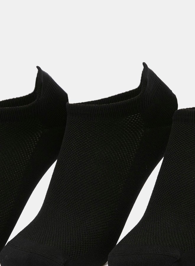 Dash Women's Solid Ankle Length Sports Socks - Set of 3 - Image 2