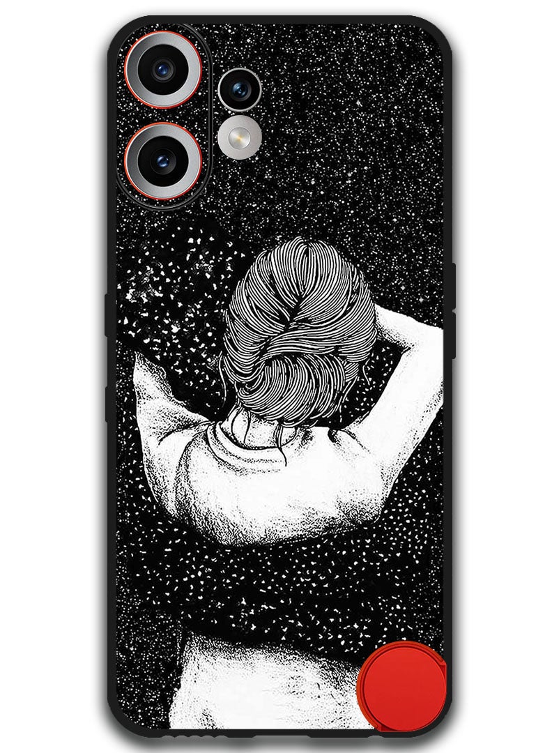 Theodor Case Compatible with Nothing CMF Phone 2 Pro 6.77 Inch Protection Shockproof Bumper Cover Night Imagination Of Girl - Image 1