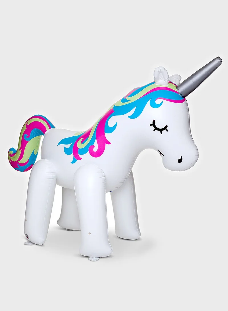 BigMouth Inc Giant Inflateable Unicorn Yard Sprinkler 6ft