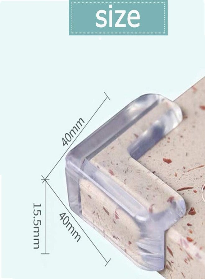 AIMERS 10-Pack Baby Corner Protectors for Furniture - Soft & Transparent L-Shaped Silicone Edge Guards with Upgraded Pre-Taped Strong Adhesive, Large Size Corner Bumpers for Sharp Corners on Tables - Image 5