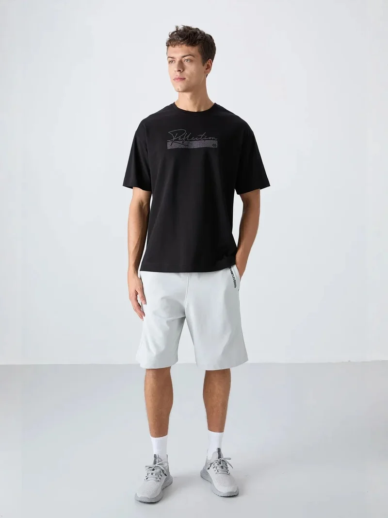 تومي لايف TOMMY Oversized Logo Crew Neck T-Shirt