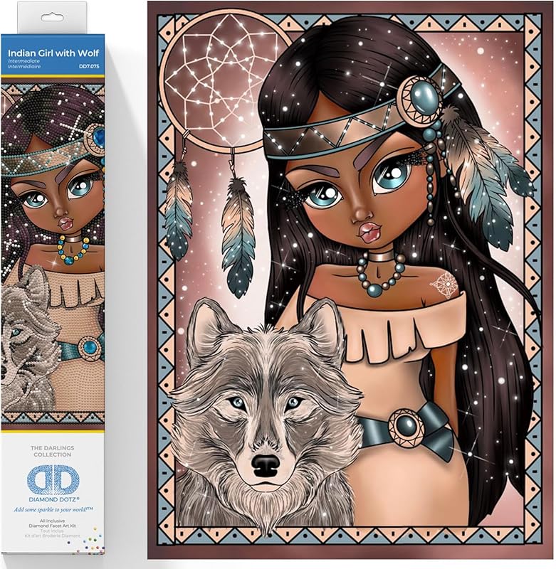 دياموند دوتز   ينديان جيرل ويته وولف بارتيال دريلل رووند دوتز دياموند باينتينج كيتس دياموند ارت كيتس فور ادولتس جيم ارت دياموند ارت كيتس كس