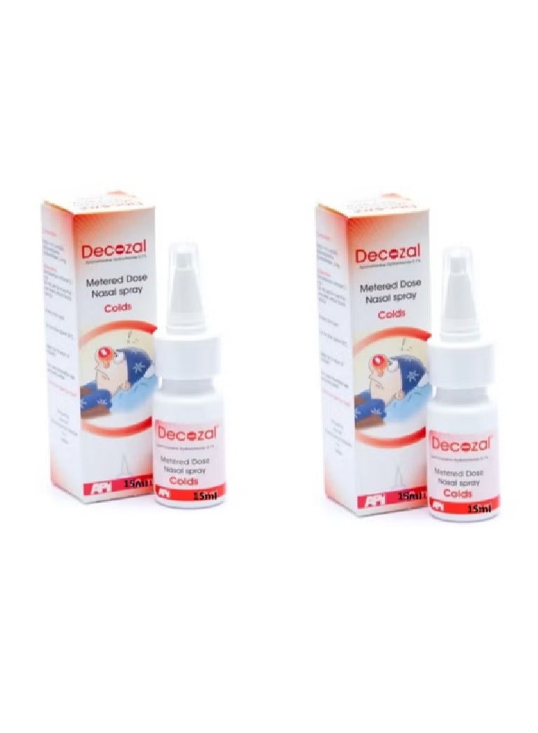 Nasal Spray Colds 15Ml Twin Pack