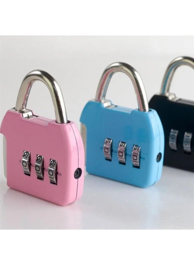 OSHIMA 2PCS Small Combination Padlock, 3 Digit Combination Padlock Travel Luggage Backpack Zipper Padlock, Waterproof Outdoor Padlock for School Gym Locker Fence Gate Shed Storage Unit - Image 5