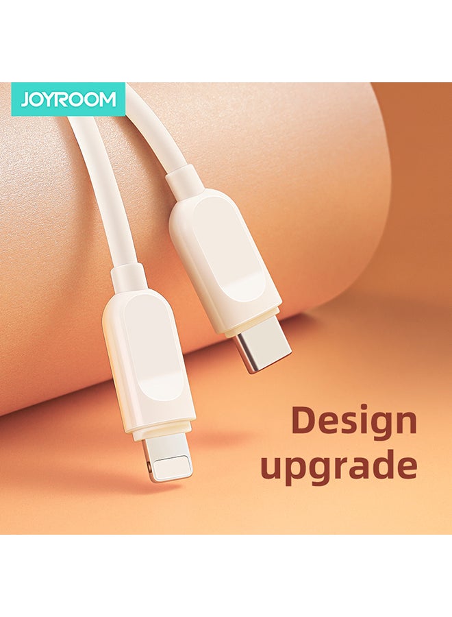JOYROOM Lighting To Type C PD Charging USB Cable PD Cable For iPhone White - Image 2
