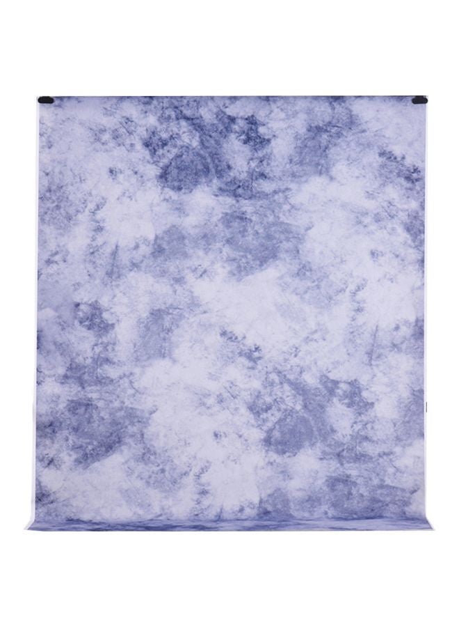 NIBEMINENT Printed Photography Background Blue/White - Image 1