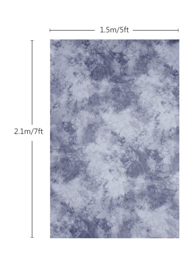 NIBEMINENT Printed Photography Background Blue/White - Image 4